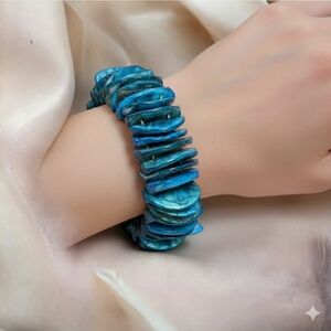 Blue Shell Bracelet